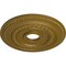 Ekena Millwork Oldham Ceiling Medallion (Fits Canopies up to 8 5/8"), Hand-Painted Gold, 18"OD x 3 3/8"ID x 7/8"P CM18OL1GLS - alternate 4
